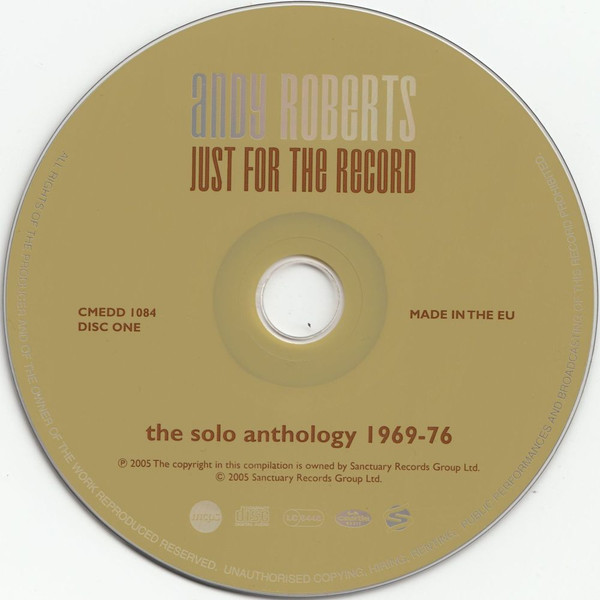 Just For The Record - The Solo Anthology 1969-76 - Image 2