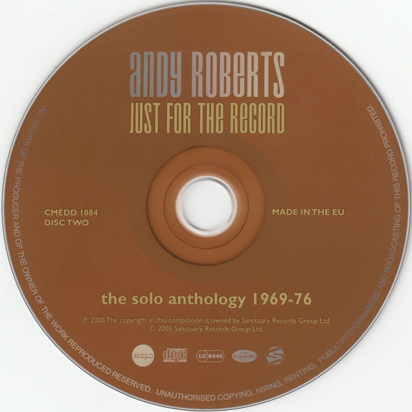 Just For The Record - The Solo Anthology 1969-76 - Image 3