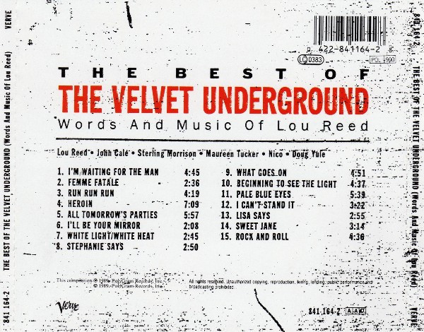 The Best Of The Velvet Underground (Words And Music Of Lou Reed) - Image 2