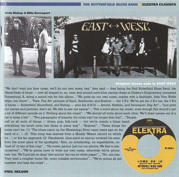 The Paul Butterfield Blues Band & East West – Doogan records