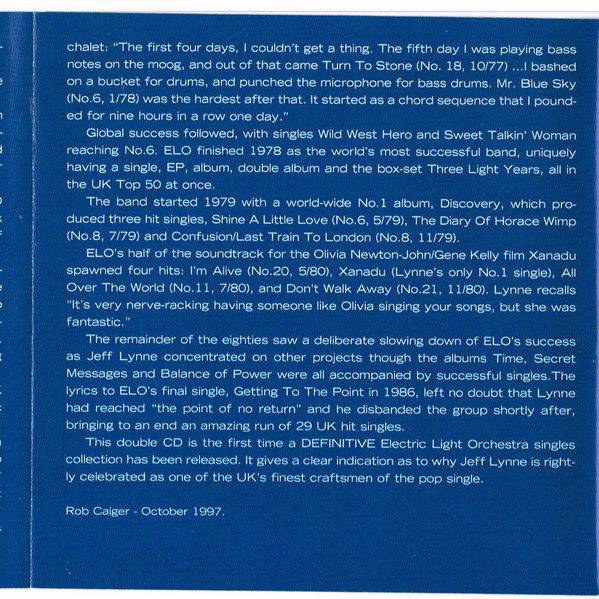 Light Years: The Very Best Of Electric Light Orchestra - Image 8