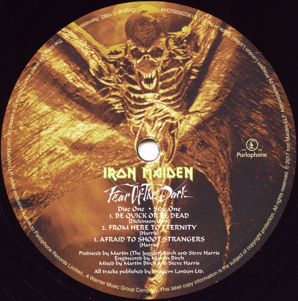 その他 2discs LP Iron Maiden Fear Of The Dark 0190295852344 Parlophone /00660 Fear Of The Dark – Doogan records