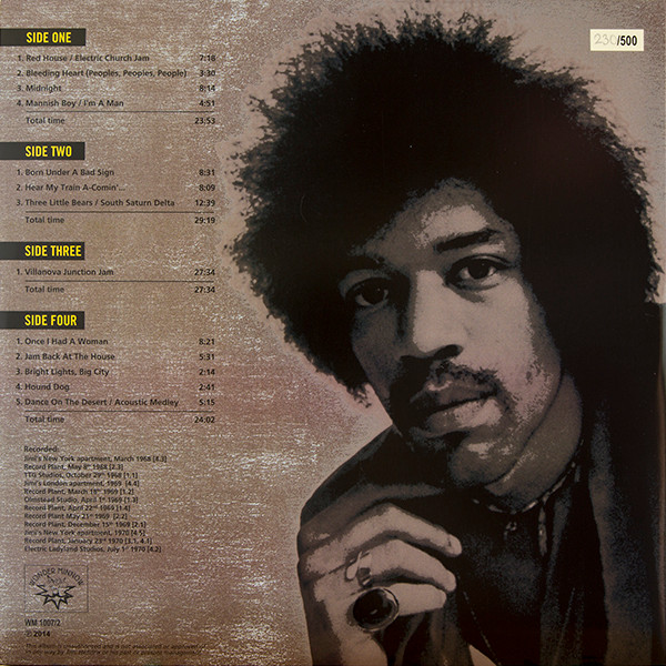 Jimi Hendrix – The Blues Project Outtakes – Doogan records