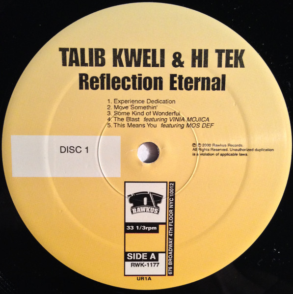 Talib Kweli & Hi Tek : Reflection Eternal – Train Of Thought