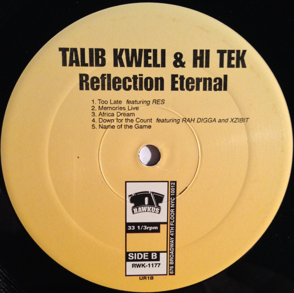 Talib Kweli & Hi Tek : Reflection Eternal – Train Of Thought