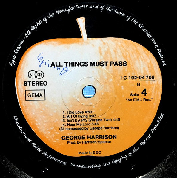 George Harrison – All Things Must Pass - Image 6