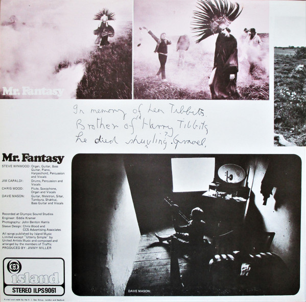 英LP Traffic Mr. Fantasy ILPS9061  /00400 Traffic - Traffic - Mr. Fantasy LP - uDiscover Music