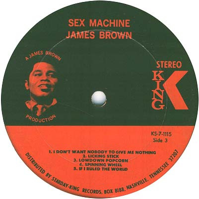 James Brown – Sex Machine – Doogan records