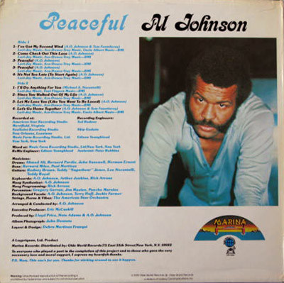 Al Johnson – Peaceful – Doogan records