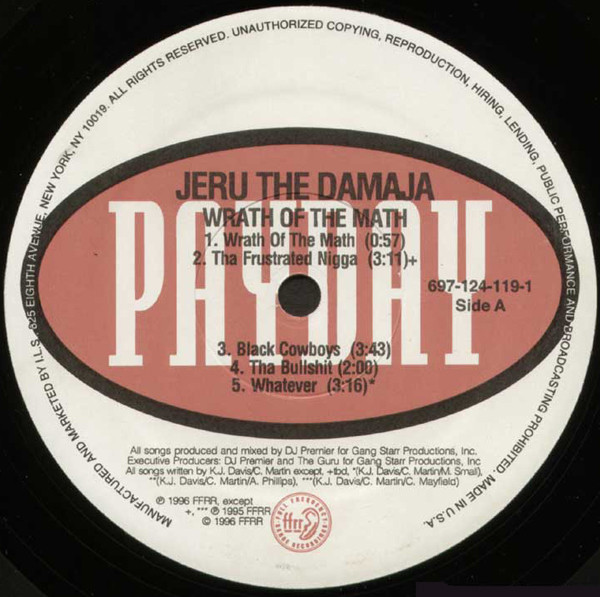 Jeru The Damaja – Wrath Of The Math - Image 3
