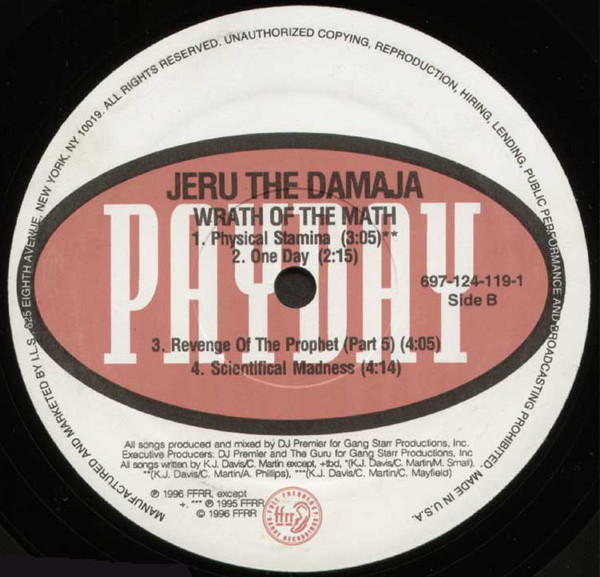 Jeru The Damaja – Wrath Of The Math - Image 4
