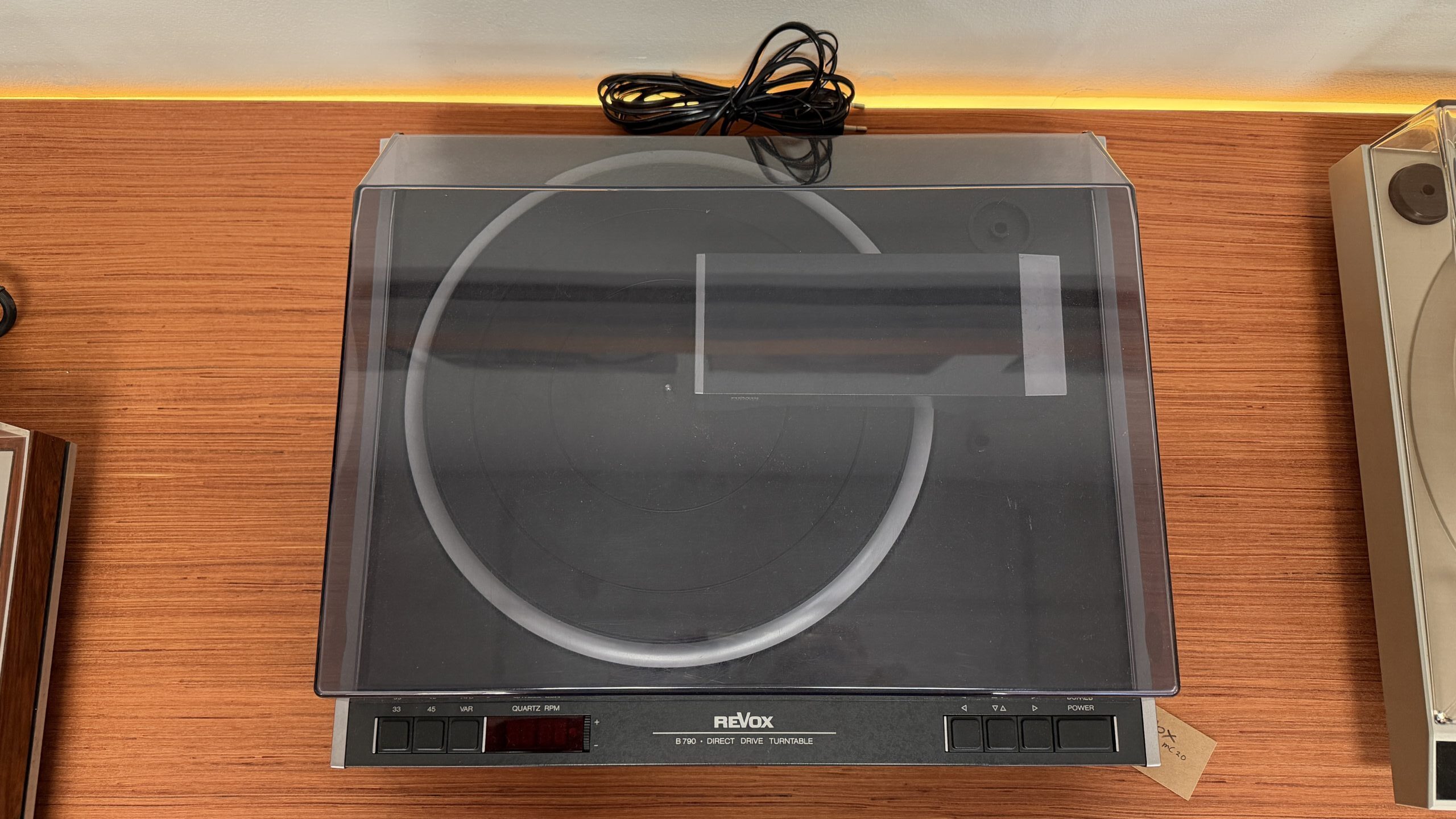 Revox B-970 - Direct Drive Turntable - Ortofon mc 20 - Image 3