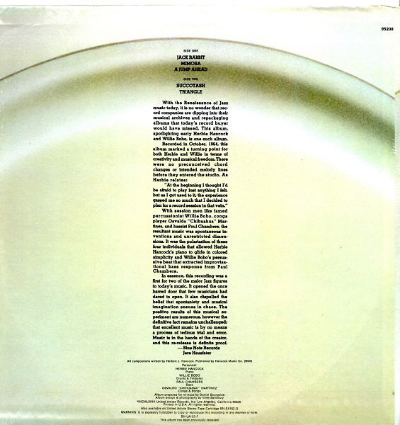 Herbie Hancock / Willie Bobo – Succotash - Image 2