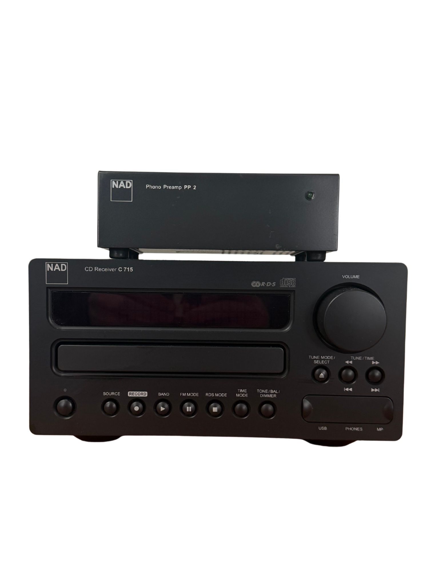 NAD C-715 - CD Receiver - PP 2 Phono Preamp