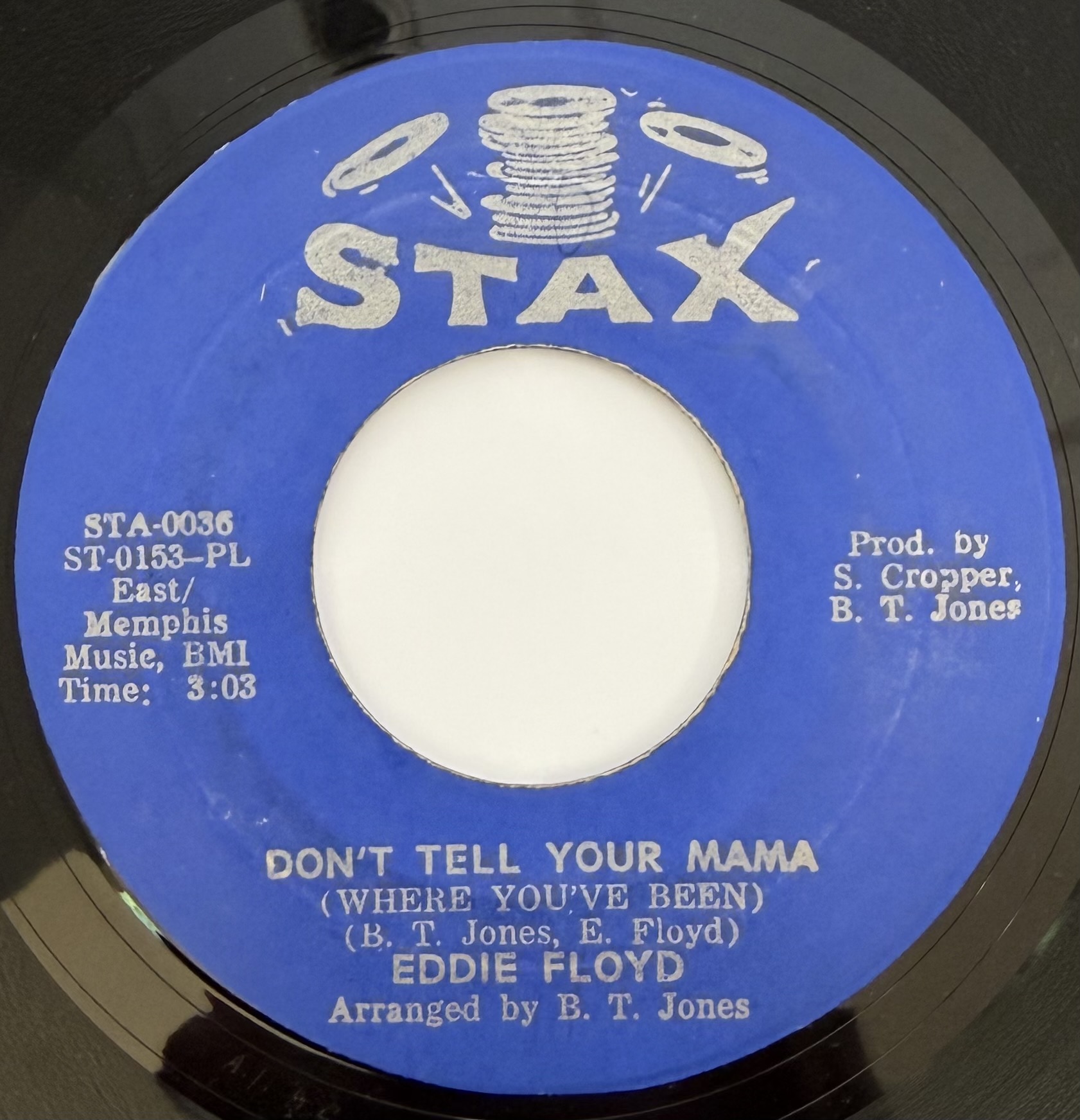 Eddie Floyd – Don't Tell Your Mama (Where You've Been) / Consider Me