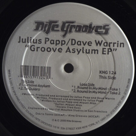 Julius Papp / Dave Warrin – Groove Asylum EP