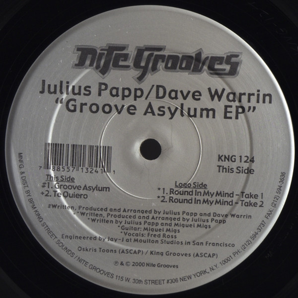 Julius Papp / Dave Warrin – Groove Asylum EP