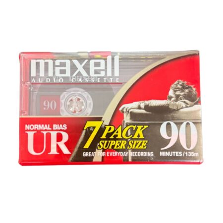 Maxell UR90 T1 - Blank Audio Cassette (7 pack)