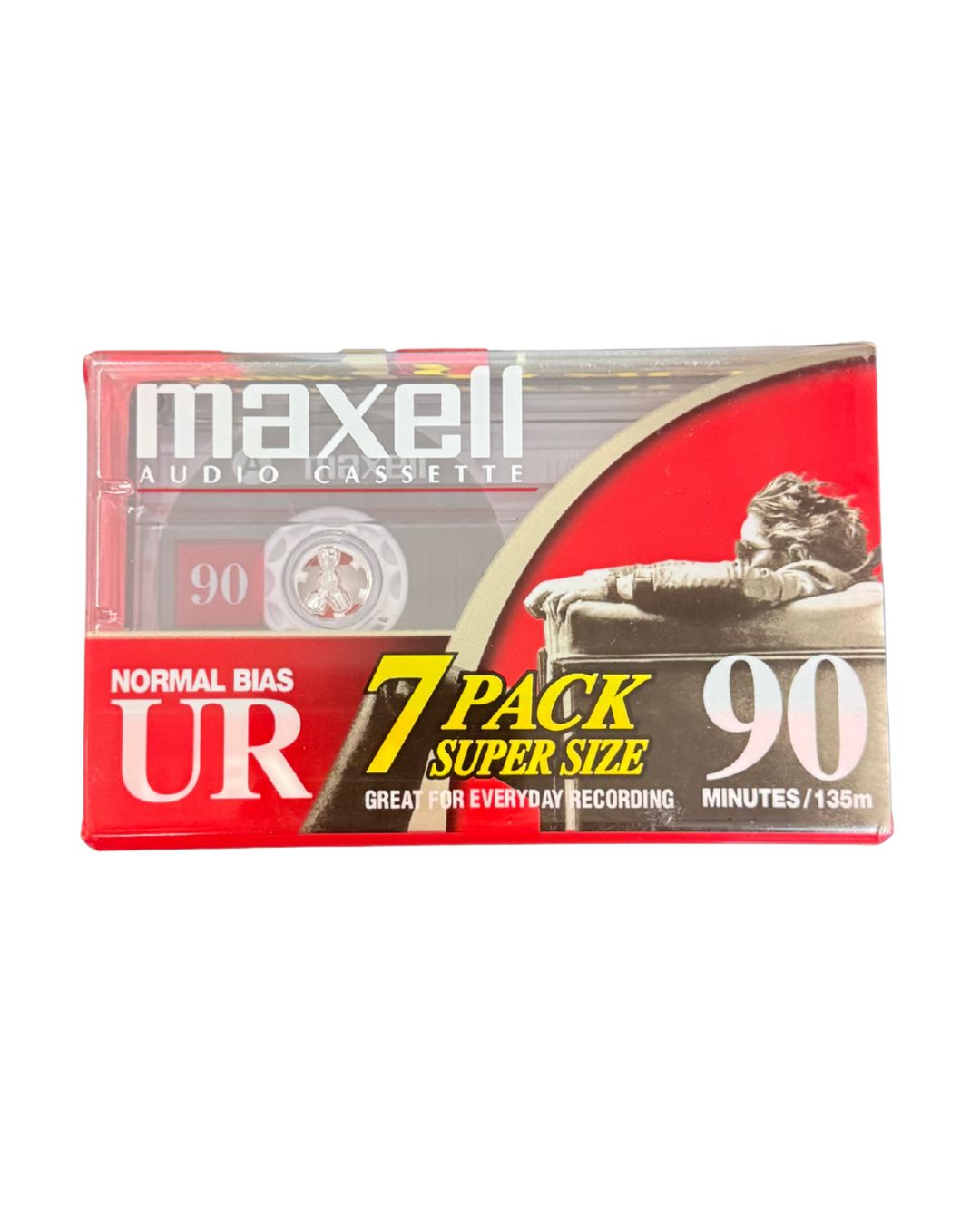 Maxell UR90 T1 - Blank Audio Cassette (7 pack)