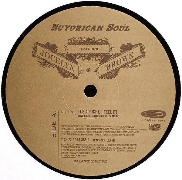 Nuyorican Soul Featuring Jocelyn Brown – It's Alright, I Feel It! (P.M.) - Image 3