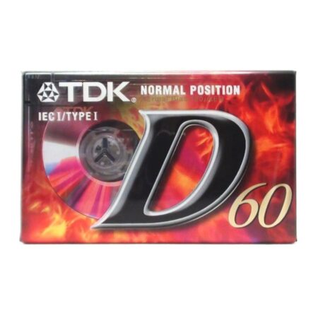 TDK D60 T1 - Blank Audio Cassette