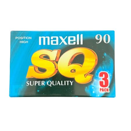 Maxell SQ90 T2 - Blank Audio Cassette (3 pack)